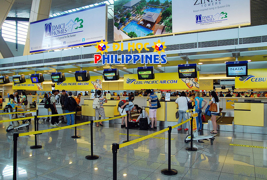 Du học Philippines quy trình Transit ở Manila