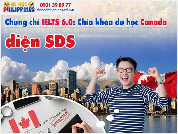 Chứng chỉ IELTS 6.0 du học Canada diện SDS