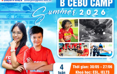 Trại hè B’Cebu 2026: Nâng cao tiếng Anh, bồi dưỡng sáng tạo