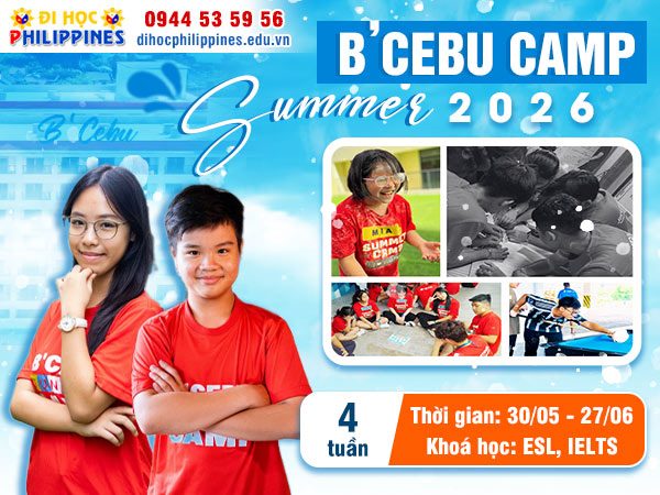 Trại hè B’Cebu 2026: Nâng cao tiếng Anh, bồi dưỡng sáng tạo