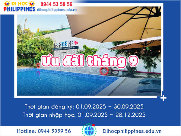 Ưu đại du học Philippines tại IBreeze