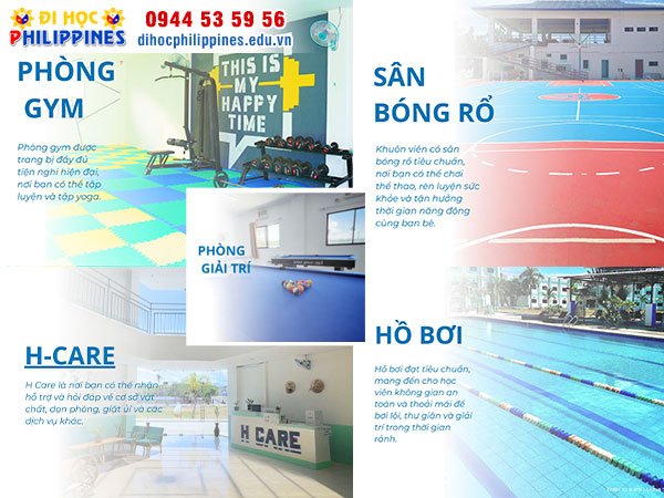 Cơ sở vật chất tại HLA phù hợp cho nhiều hoạt động giải trí