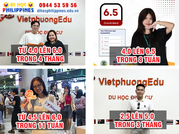 học sinh du học Philippines đạt hiệu quả nhanh