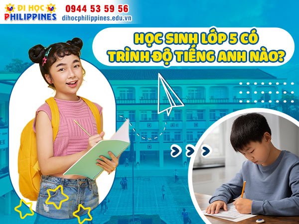 học sinh lớp 5 có trình độ tiếng Anh nào