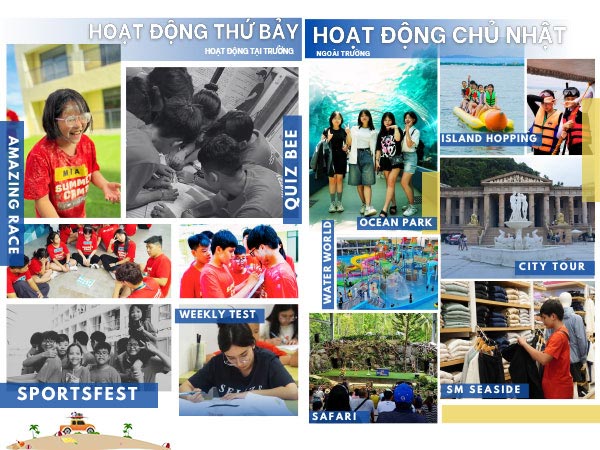 Hoạt động ngoại khoá trại hè B'Cebu