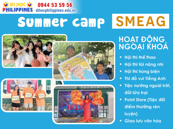 Hoạt động ngoại khoá khi tham gia trại hè SMEAG