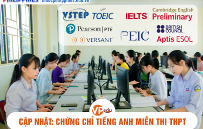 12 chứng chỉ tiếng Anh miễn thi THPT 2026