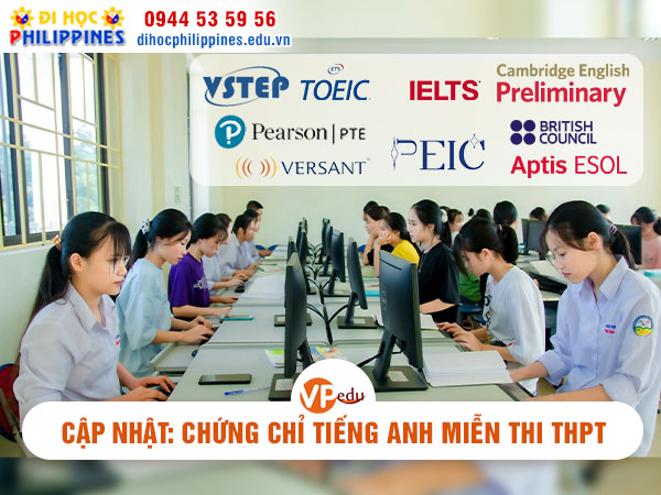 Các chứng chỉ tiếng Anh miễn thi THPT