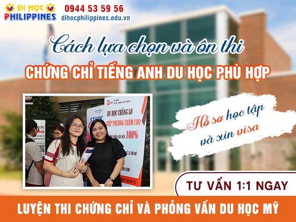 Cách lựa chọn chứng chỉ tiếng Anh du học Mỹ