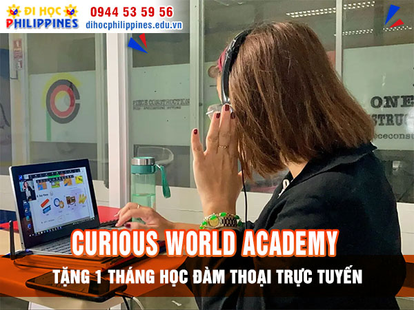 Curious World Academy tặng 1 tháng học tiếng anh trực tuyến