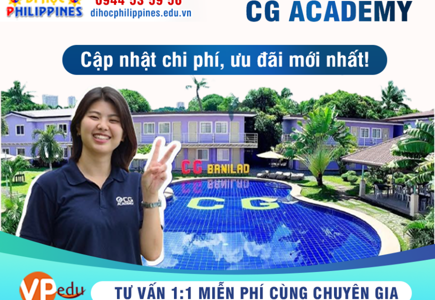Du học tiếng Anh tại Philippines trường Anh ngữ CG Cebu 2026